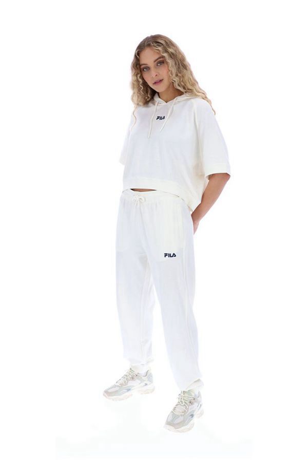 Pantalón Jogger Fila Mujer Blancas / Azul Marino - Giacoma - España 894013RLY